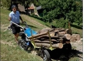 Transportwagen für Heuballen