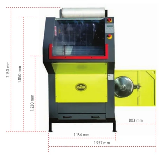 Baling press for scraps and waste materials