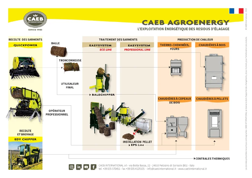 CAEB AGROENERGY CAEB AGROENERGY. Soluzioni per raccolta e la valorizzazione energetica delle potature agricole