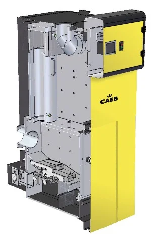 Sezione della caldaia Thermosystem Chipline